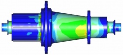 M5 rear hub also tested with FEM method