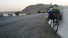 Globetrotter Arthur riding through Uzbekistan